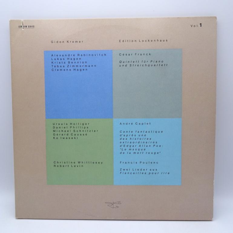 Edition Lockenhaus Vol 1 e 2 / Gidon Kremer   --   Double LP 33 rpm -  Made in Germany 1985  - ECM RECORDS - 25037-1 J - OPEN LP - SAW CUT