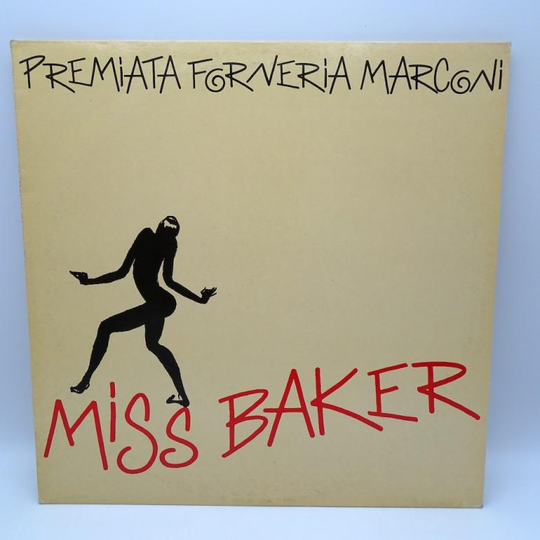Miss Baker / Premiata Forneria Marconi --   LP 33 rpm  - Made in ITALY 1987 -  DISCHI RICORDI -  SMRL 6372 - OPEN LP