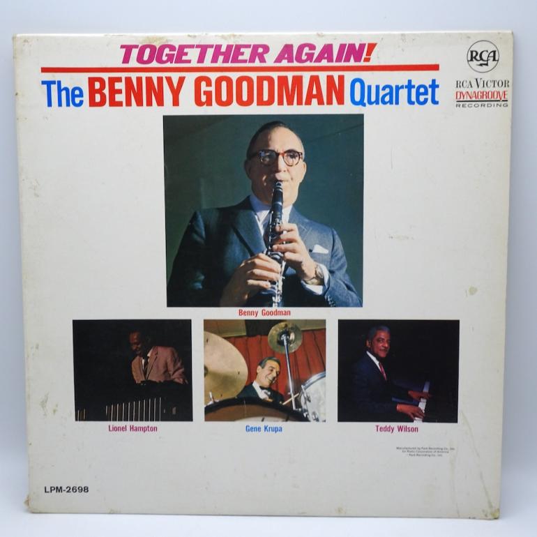 Together Again / The Benny Goodman Quartet  --  LP 33 giri  - Made in ITALY - RCA RECORDS - LP APERTO