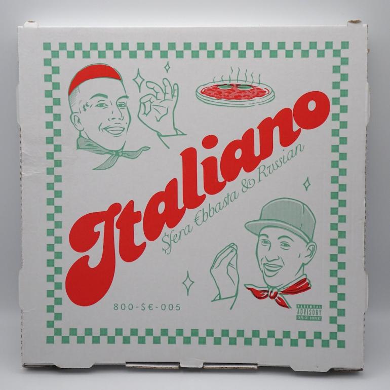 Italiano / Sfera Ebbasta  &  Russian  --   LP 33 rpm - Made in ITALY 2022 -  ISLAND RECORDS  - OPEN LP - RED VINYL
