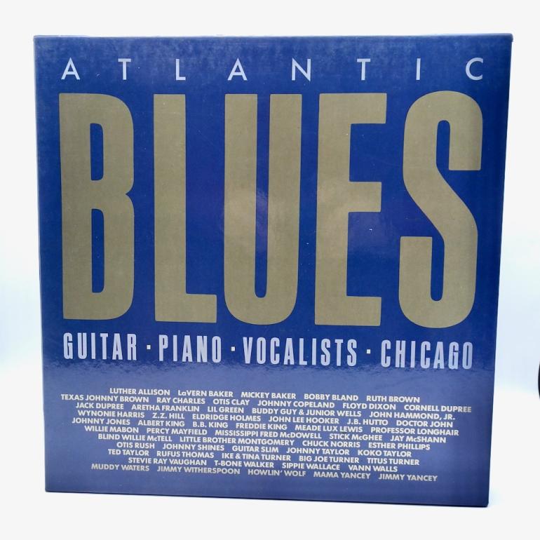 Atlantic Blues /  Various Artists  --  Box with 4  LP (8 vinyls)  33 rpm  - Made in  GERMANY 1986 - ATLANTIC RECORDS - 781 713-1 - OPEN BOX