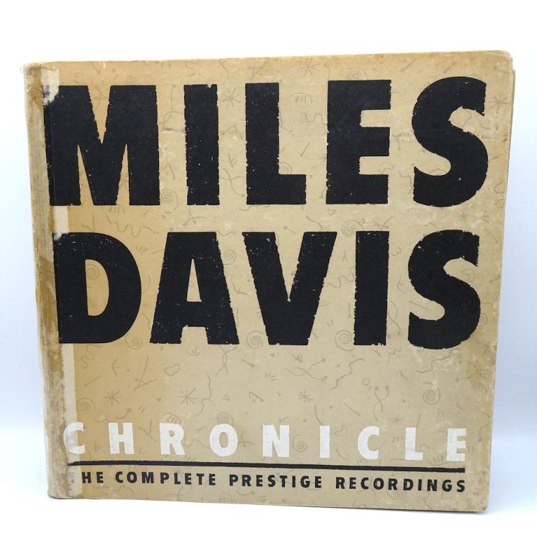 Chronicle: The Complete Prestige Recordings / Miles Davis  --  Box with 12 LP 33 rpm - Made in USA 1980 - PRESTIGE RECORDS - P-012-B - OPEN BOX - NUMBERED LIMITED EDITION
