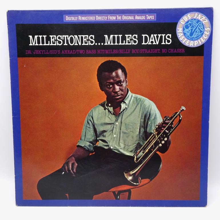 Milestones /  Miles Davis   --  LP 33 rpm  - Made in HOLLAND 1988 - CBS RECORDS - CBS 460827 1 - OPEN LP