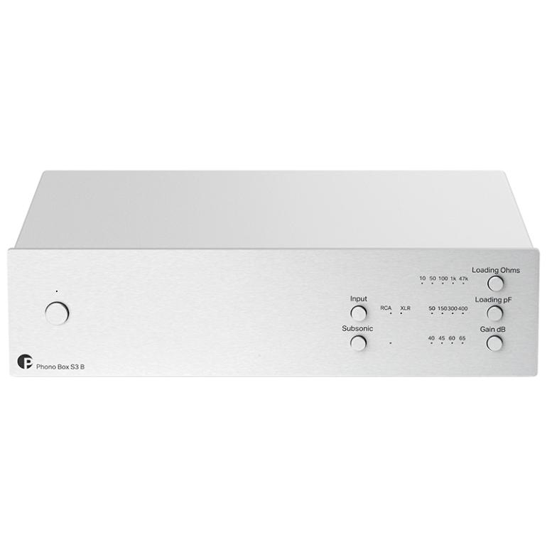 Pro-Ject - Phono Box S3 B - Pre Phono MM/MC - Finitura SILVER - Ingressi e uscite bilanciate e sbilanciate - Prodotto NUOVO
