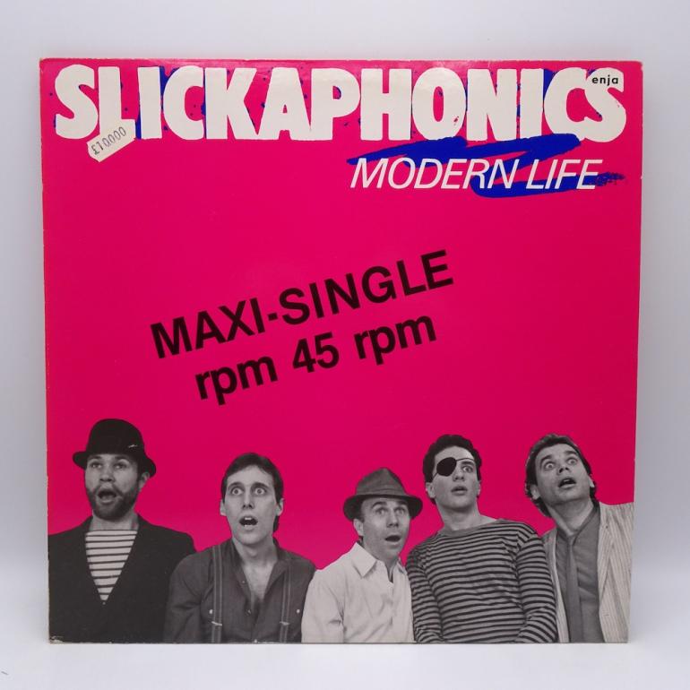 Modern Life / Slickaphonics --  LP 45 giri  MAXI SINGLE - Made in GERMANY 1984 - ENJA  RECORDS  - LP APERTO