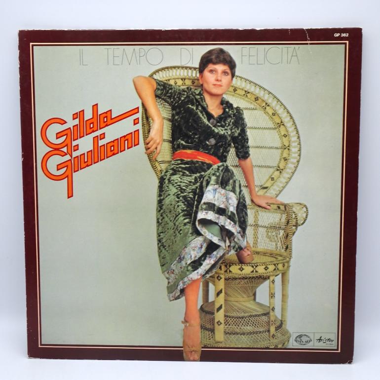 Il tempo di felicità / Gilda Giuliani - LP 33 giri - Made in Italy - SEVEN SEAS/ARISTON RECORDS  - GP 362 - LP APERTO