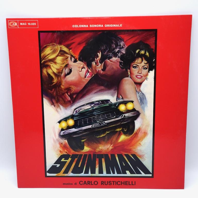 Stuntman (Original Movie Soundtrack) / Carlo Rustichelli --   LP 33 rpm -  Made in ITALY 1968 -  CAM  RECORDS  - MAG 10.020 - OPEN LP