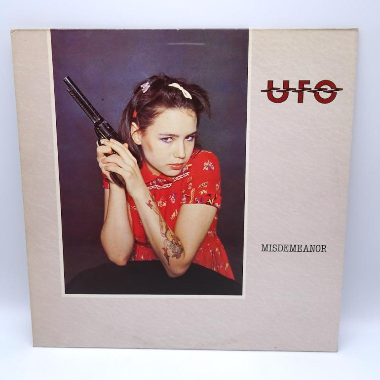 Misdemeanor / Ufo --  LP 33 rpm -  Made in ITALY 1986 -  CHRYSALIS RECORDS -  CHR 1518 - OPEN  LP  - PROMO COPY