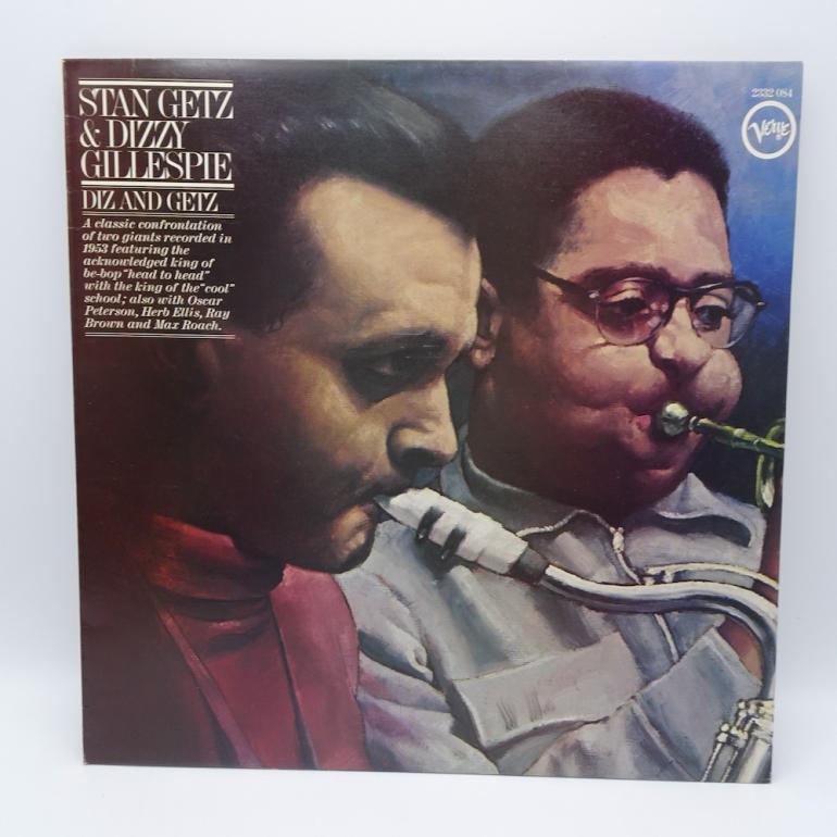 Diz And Getz / Stan Getz - Dizzy Gillespie --  LP 33 rpm  - Made in UK 1974 - VERVE  RECORDS -  2332 084 - OPEN LP