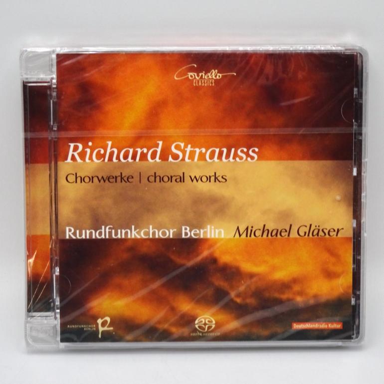 Richard Strauss CHORAL WORKS / Rundfunkchor Berlin Cond. M. Glaser   --  SACD - Made in EUROPE 2013 by COVIELLO CLASSICS - COV 41213  - SEALED SACD