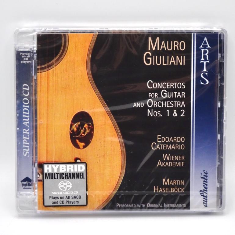 Giuliani CONCERTOS NOS. 1 & 2 for Guitar  and Orchestra / Edoardo Catemario - Wiener Akademie Cond. M. Haselbock  --  SACD - Made in EUROPE 2007 by ARTS - 47688-8 - SEALED  SACD
