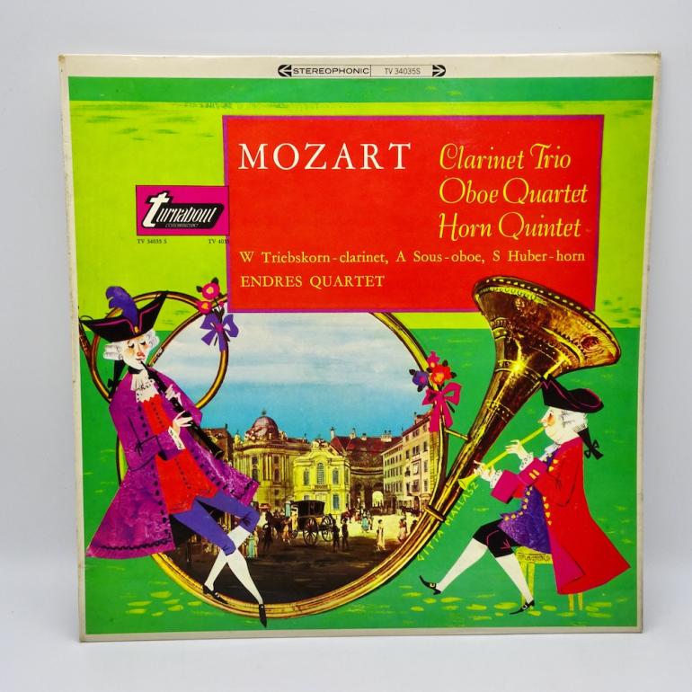 Mozart QUARTET K.370 - QUINTET K.407 - TRIO K.498 / Various Artists   -- LP 33 rpm - Made in USA 1965 - Test Pressing  - DECCA - TV 34035S - OPEN LP  - RARE