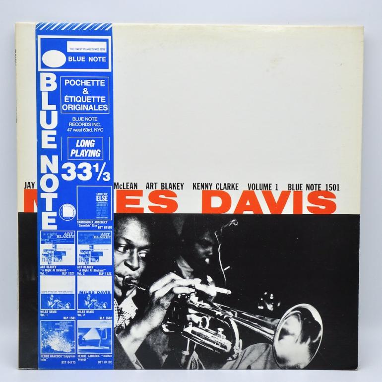 Miles Davis Vol.1 /  Miles Davis --  LP 33 rpm  -  OBI  - Made in FRANCE 1982 - BLUE NOTE RECORDS - BLP 1501  -  OPEN LP