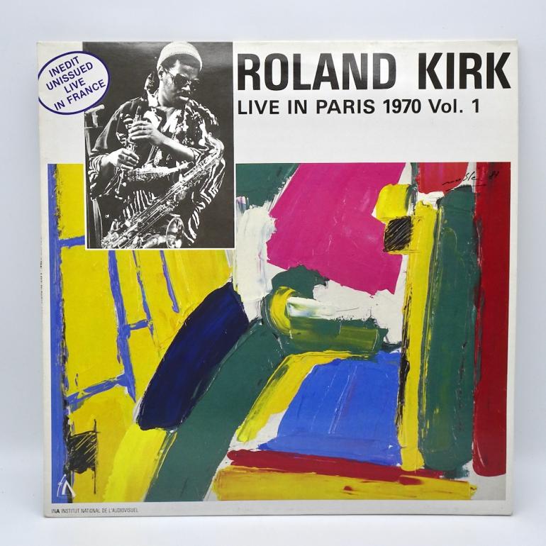 Roland Kirk Live in Paris, 1970 Vol. 1 / Roland Kirk --  LP 33 rpm -  Made in FRANCE 1988 -   ESOLDUN-INA  RECORDS  -  FC 109 - OPEN LP