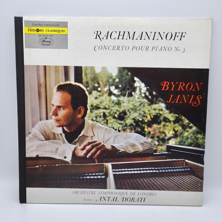 Rachmaninoff CONCERTO POUR PIANO No. 3 / Byron Janis - Orchestre Symphonique De Londres Cond. Antal Dorati --   LP 33 rpm  -  Made in FRANCE - MERCURY RECORDS - 130.512 MLY - OPEN LP