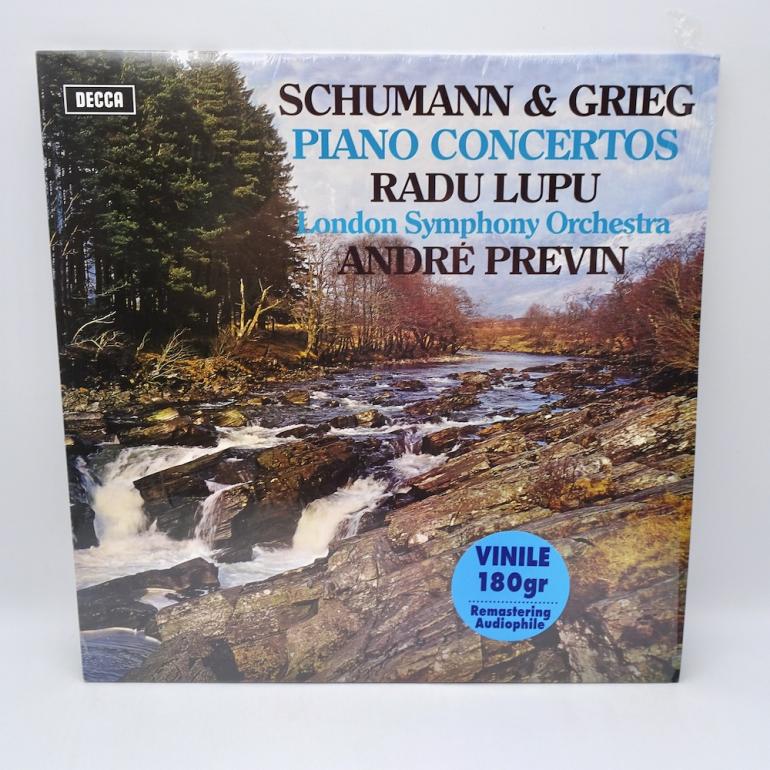 Schumann & Grieg PIANO CONCERTOS / Radu Lupu, London Symphony Orchestra Cond. André Previn -- LP 33 giri 180 gr. - Made in EU 2013/2014 - DeAgostini Serie Classica in Vinile 33 giri - LP APERTO