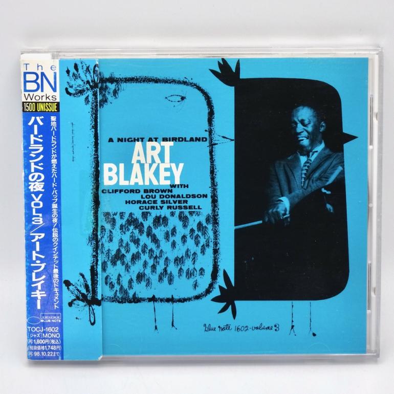A Night at Birdland / Art Blakey  --  CD -  OBI - Made in JAPAN 1996 by BLUE NOTE - TOCJ-1602 - OPEN LP