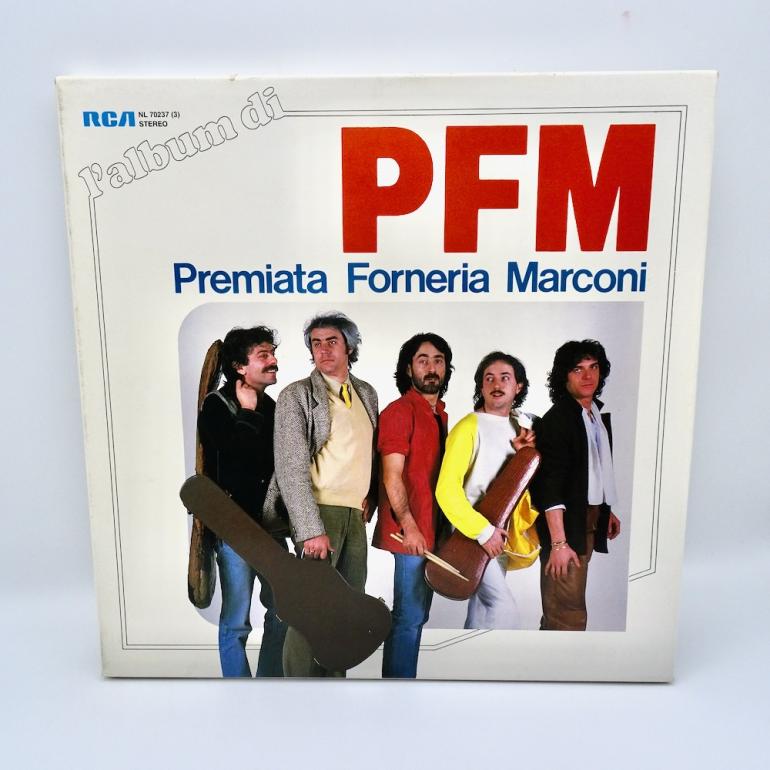 L' Album Di PFM / Premiata Forneria Marconi -- Triple LP 33 rpm - Made in ITALY 1986 - RCA RECORDS  - NL 70237 (3) - OPEN LP - BOOKLET