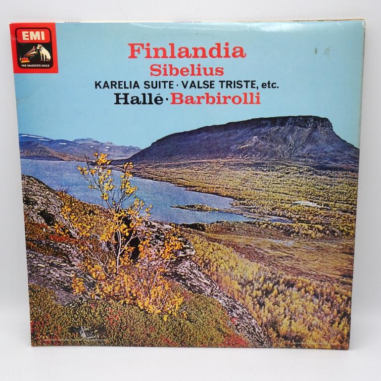 Sibelius FINLANDIA etc. / The Hallé Orchestra Cond. J. Barbirolli -- LP 33 giri  - Made in UK - EMI RECORDS - LP APERTO