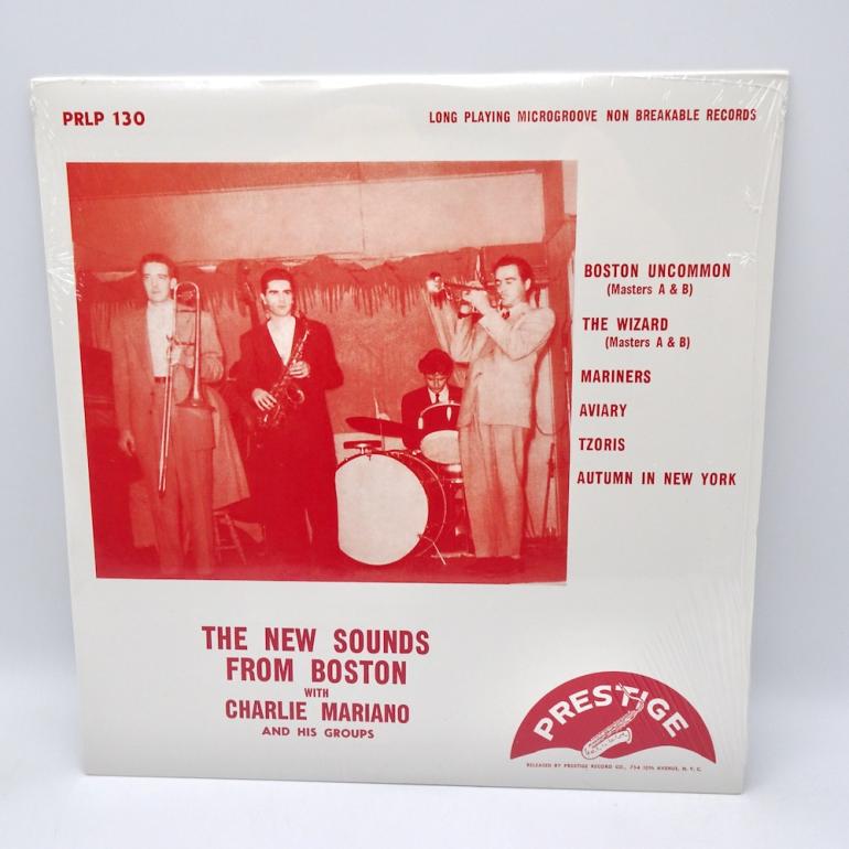 The New Sounds From Boston With Charlie Mariano And His Groups / Charlie Mariano -- LP 33 rpm 10" - Made in USA - PRESTIGE RECORDS -  PRLP 130 - SEALED LP