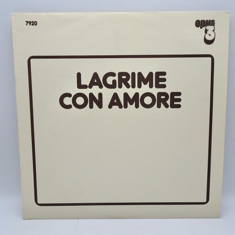 Lagrime Con Amore / Eva Nassen - Tommie Andersson  --  LP 33 rpm - Made in Sweden 1983 - OPUS 3 RECORDS - 7920  - OPEN LP