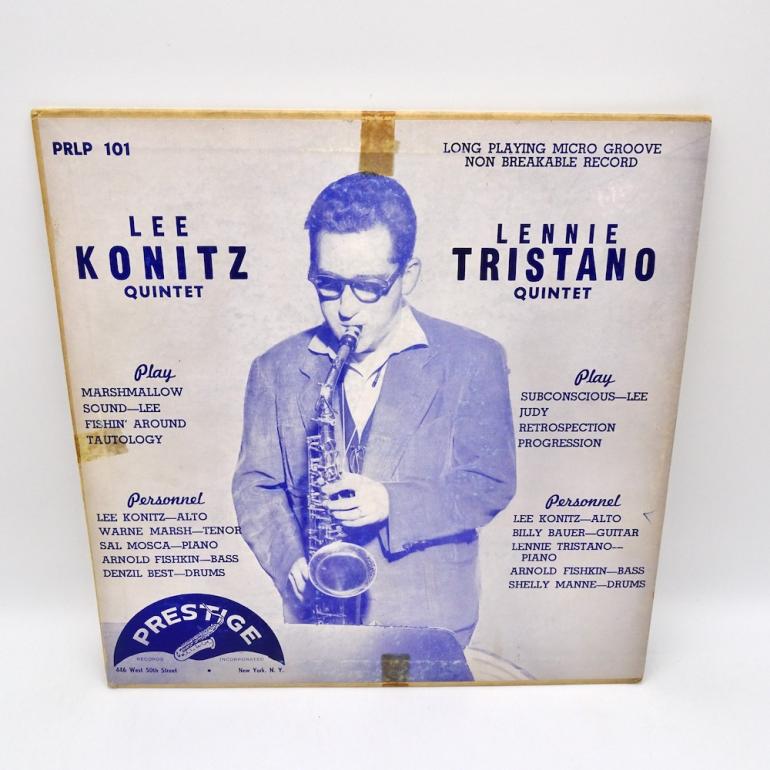 Lee Konitz Quintet, Lennie Tristano Quintet / Lee Konitz Quintet, Lennie Tristano Quintet -- LP 33 rpm 10" - Made in USA 1954 - PRESTIGE RECORDS - PRLP 101 - OPEN LP
