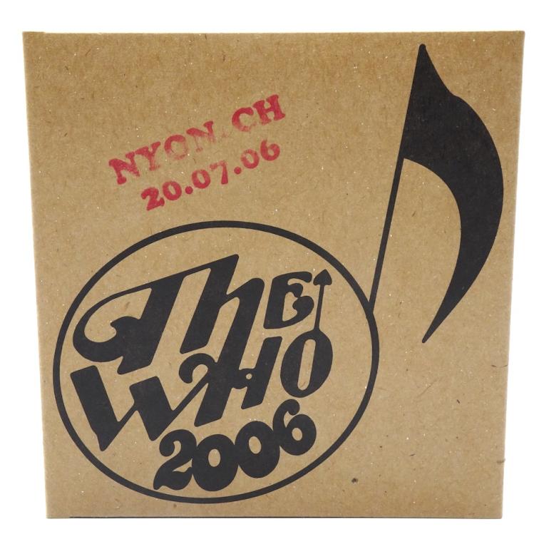 The Who 2006 - European Tour  (Nyon, CH 20.07.2006)  / The Who  --  Double CD -  Made in EUROPE 2006  - THE MUSIC RECORDS - OPEN CD
