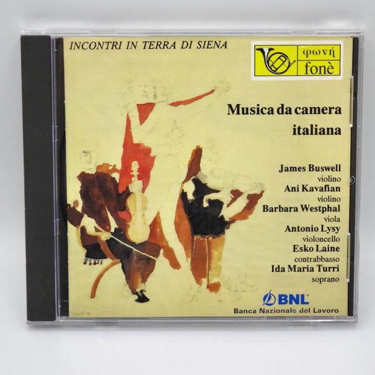 Incontri in Terra di Siena - Musica da Camera Italiana / Various Artists --  CD  - Made in ITALY 1993 by FONE' - 93 F 23 CD  - OPEN CD