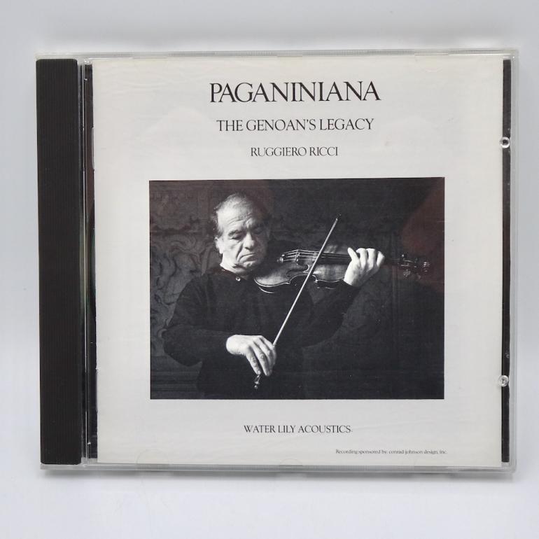 Paganiniana / The Genoan's Legacy - R. Ricci  --  CD - Made in  USA 1988 - WATER LILY ACOUSTICS - CD APERTO