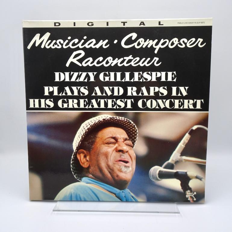 Musician-Composer-Raconteur / Dizzy Gillespie  --  Double LP 33 rpm - Made in GERMANY 1982 - PABLO RECORDS - D2620116 - OPEN LP