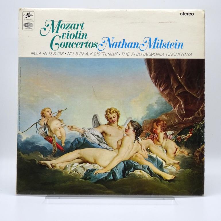Mozart VIOLIN CONCERTOS NOS. 4 & 5 / Nathan Milstein, violin - The Philharmonia Orchestra  -- LP 33 giri - Made in UK 1960s - COLUMBIA RECORDS - SAX 5254 - ER1/ED1 - LP APERTO