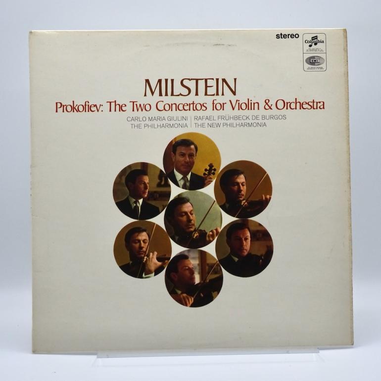 Prokofiev THE TWO CONCERTOS FOR VIOLIN & ORCHESTRA  / Milstein - The  Philarmonia and  The New Philarmonia Orch. -- LP 33 giri - Made in UK 1960s - COLUMBIA RECORDS - SAX 5275 - ER1/ED1 - LP APERTO