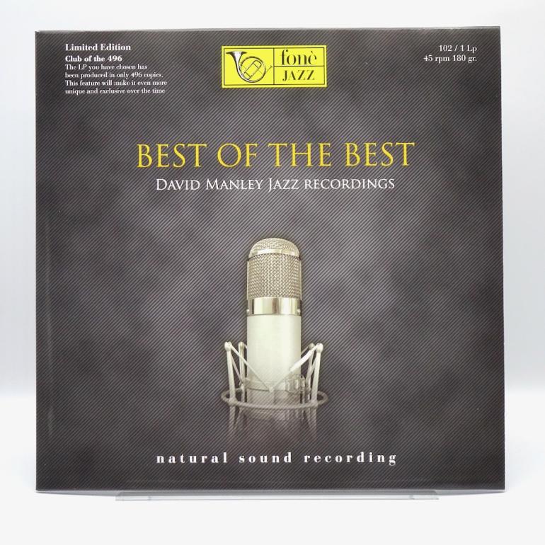 Best Of The Best - David Manley Jazz Recordings / Various Artists  --  LP 45 giri 180 gr. -  Made in GERMANY 2016 - FONE' RECORDS - 102/1Lp - OPEN LP