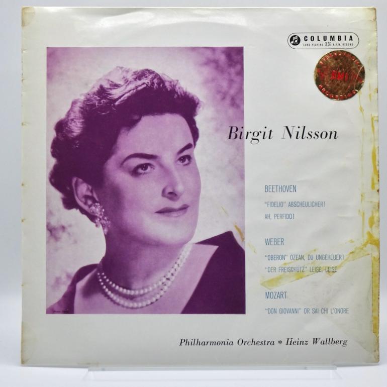 Arias / Birgit Nilsson /  Philharmonia Orchestra Cond. Heinz Wallberg -- LP 33 giri - Made in UK 1959 - Columbia SAX 2284 - B/S label - ED1/ES1 - Scalloped Flipback Laminated Cover - LP APERTO