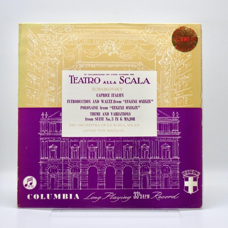 Tchaikovsky CAPRICE ITALIEN, etc. / The Orchestra of La Scala, Milan Cond. Von Matacic -- LP 33 giri - Made in UK 1961 - Columbia SAX 2418 - B/S label - ED1/ES1 - Flipback Laminated Cover - LP APERTO