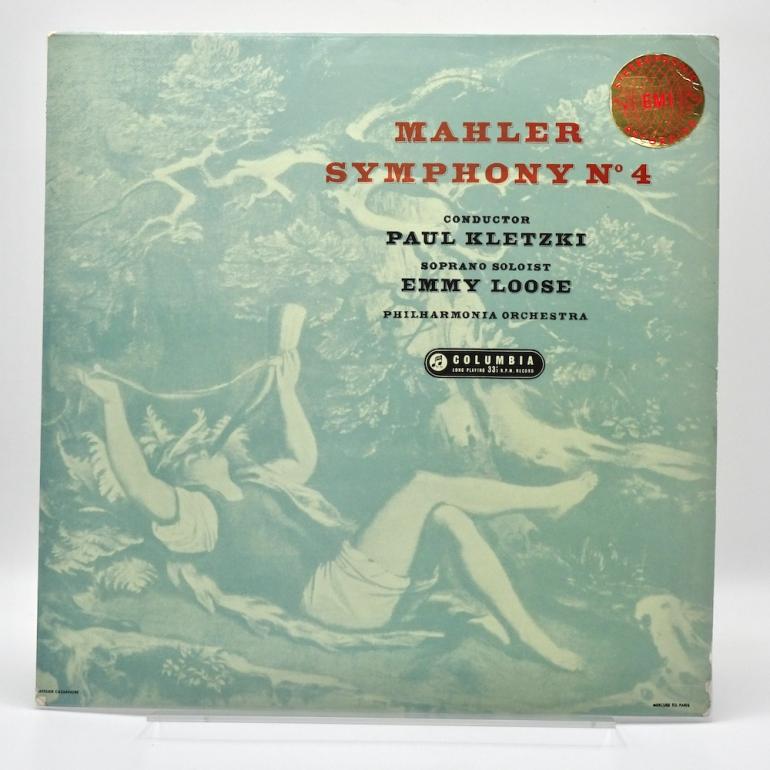 Mahler SYMPHONY NO. 4   / Philharmonia Orchestra Cond. Kletzki -- LP  33 giri -Made in UK 1960 - Columbia SAX 2345 - B/S label - ED1/ES1 - Flipback Laminated Cover - LP APERTO