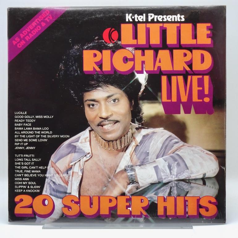 K-tel Presents Little Richard Live! 20 Super Hits / Little Richard  --  LP 33 giri - Made in CANADA 1976 - K-TEL - LP SIGILLATO