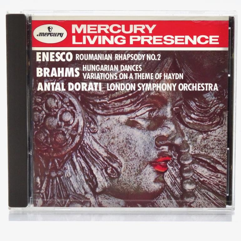 Dorati conducts Brahms & Enesco / London Symphony Orchestra Cond. Dorati  --  CD -  Made in USA 1993 - MERCURY  434 326-2 - CD APERTO
