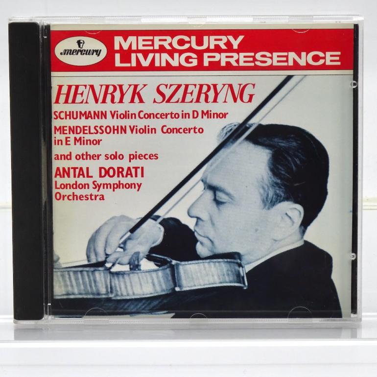 Szerying plays Schumann & Mendelssohn - Encores /  H. Szerying / London Symphony Orchestra Cond. Dorati  --  CD -  Made in USA 1994 - MERCURY  434 339-2 - CD APERTO