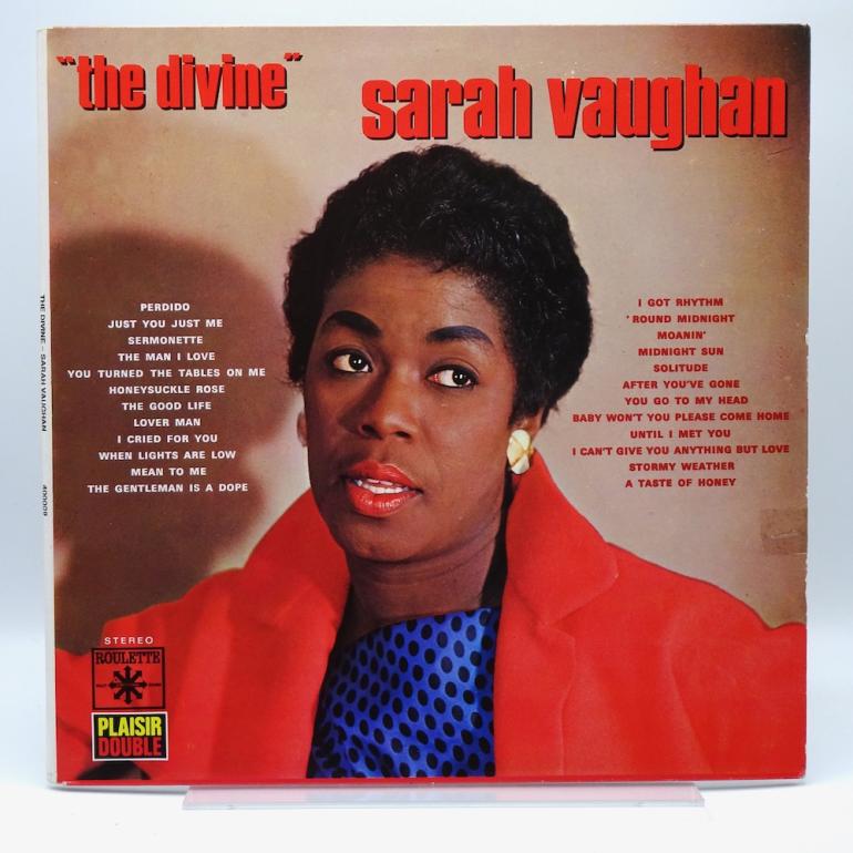 The Divine / Sarah Vaughan  --  Doppio LP 33 giri - Made in FRANCE - Roulette Records – 400009 - LP APERTO
