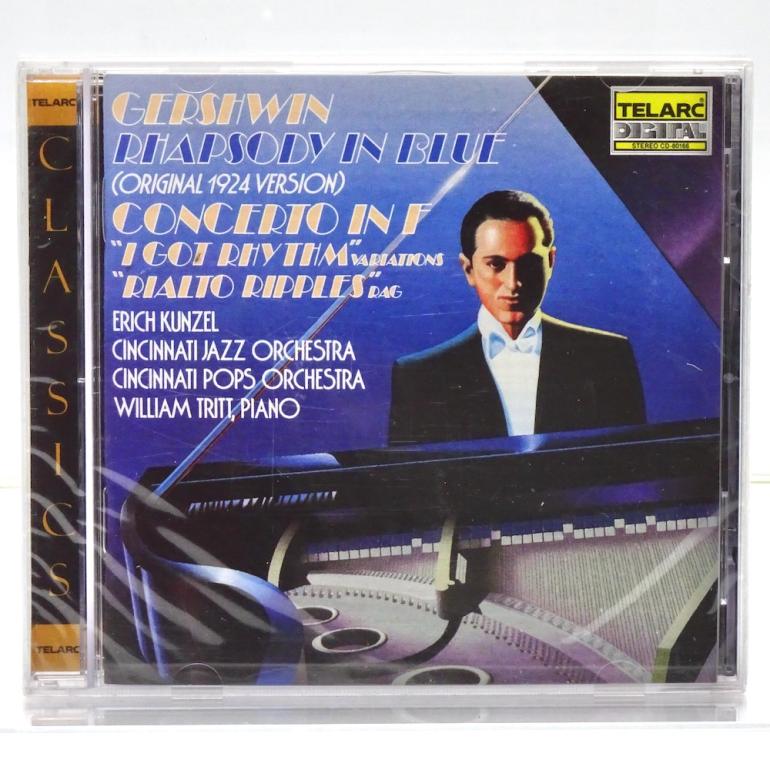 Gershwin: Rhapsody in Blue - Concerto in F / Cincinnati Jazz Orchestra Cond. E. Kunzel --  CD - Made in USA 1988 - TELARC - CD-80166 - SEALED CD