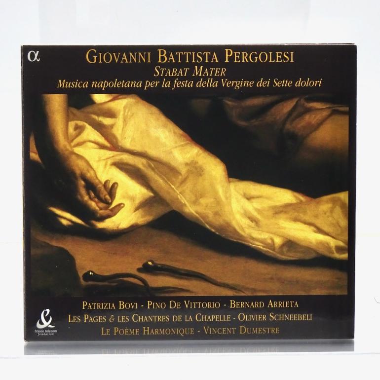 Pergolesi STABAT MATER / Bovi, De Vittorio, Arieta  --  CD - Made in FRANCE 2001 - ALPHA - 009 - CD APERTO