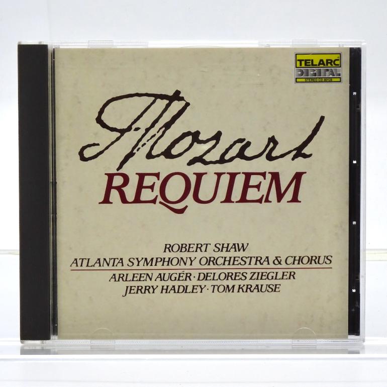 Mozart REQUIEM / Atlanta Symphony Orchestra & Chorus --  CD - Made in JAPAN 1986 - TELARC - CD-80128 - CD APERTO
