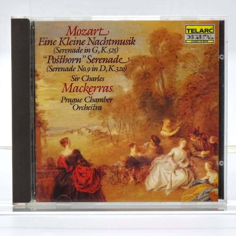 Mozart EINE KLEINE NACHTMUSIK - POSTHORN SERENADE  / Prague Chamber Orchestra Cond. Mckerras  --  CD - Made in GERMANY 1985 - TELARC - CD-80108 - CD APERTO