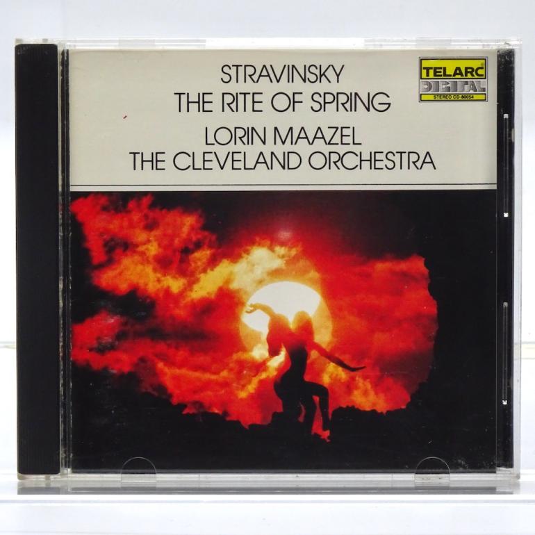 Stravinsky THE RITE OF SPRING / The Cleveland Orchestra Cond. Lorin Maazel --  CD - Made in JAPAN  1980 - TELARC - CD-80054 - CD APERTO