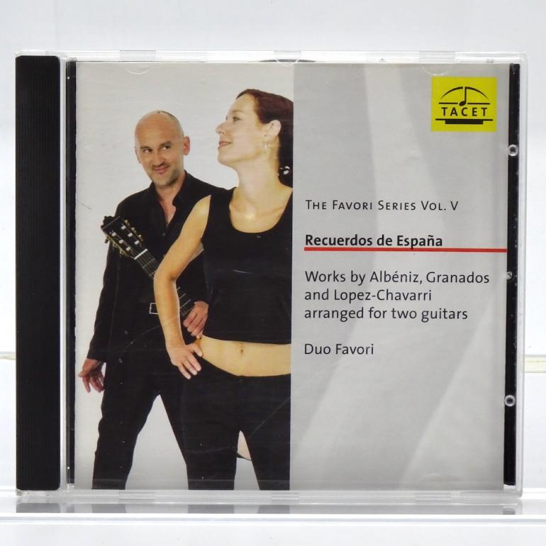 Recuerdos de Espana (The Favori Series Vol. V)  / Duo Favori  --  CD - Made in GERMANY 2001 - TACET - TACET 109 - CD APERTO