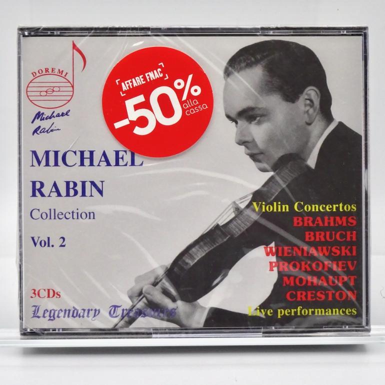 Michael Rabin Collection Volume 2, Live Performances 1950-1969 / Michael Rabin  --  3 CD - Made in  CANADA 2009 - DOREMI - DHR-7951-3 - CD  SIGILLATO