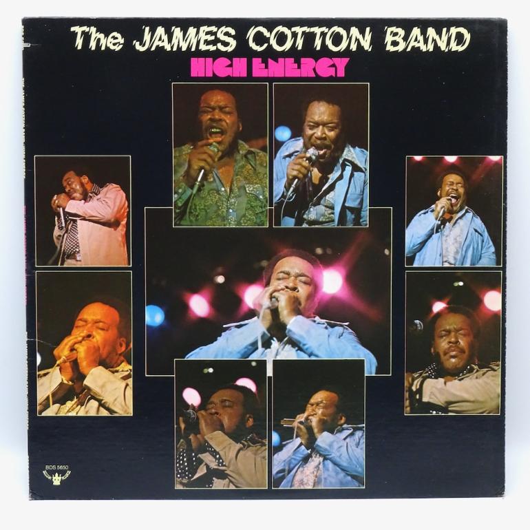 High Energy / The James Cotton Band  --  LP 33 giri - Made in  USA 1975 -  BUDDAH  RECORDS  - LP APERTO