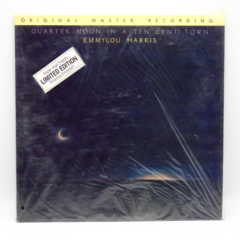 Quarter Moon in a Ten Cent Town  / Emmylou Harris  -- LP 33 giri - Made in USA-JAPAN 1979 -  Mobile Fidelity Sound Lab  MFSL 1-015 -  Prima serie -  EDIZIONE LIMITATA - LP SIGILLATO