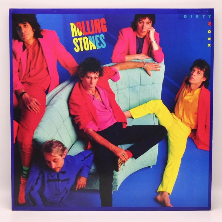 Dirty Work / The Rolling Stones  --  LP 33 rpm - Made in HOLLAND 1986 - ROLLING STONES/CBS RECORDS - CBS 86321 - OPEN LP